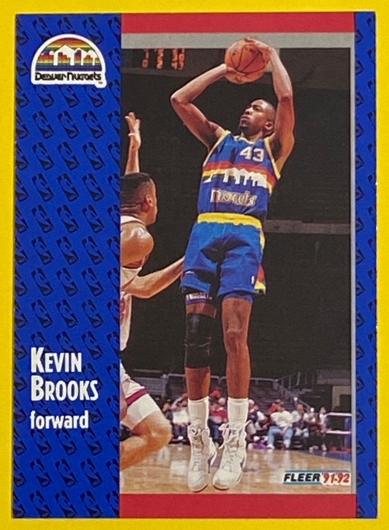 Kevin Brooks 1991-92 NBA #273 Denver Nuggets by Fleer Corp.