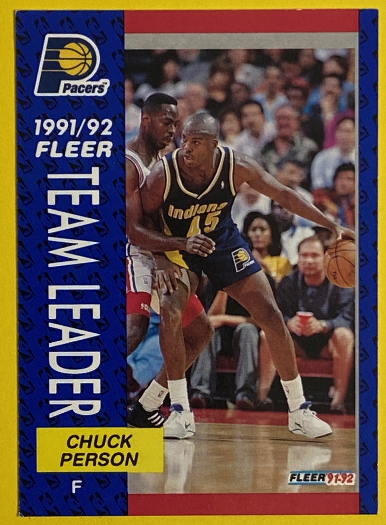 Chuck Person (TL) 1991-92 NBA #382 Indiana Pacers by Fleer Corp.