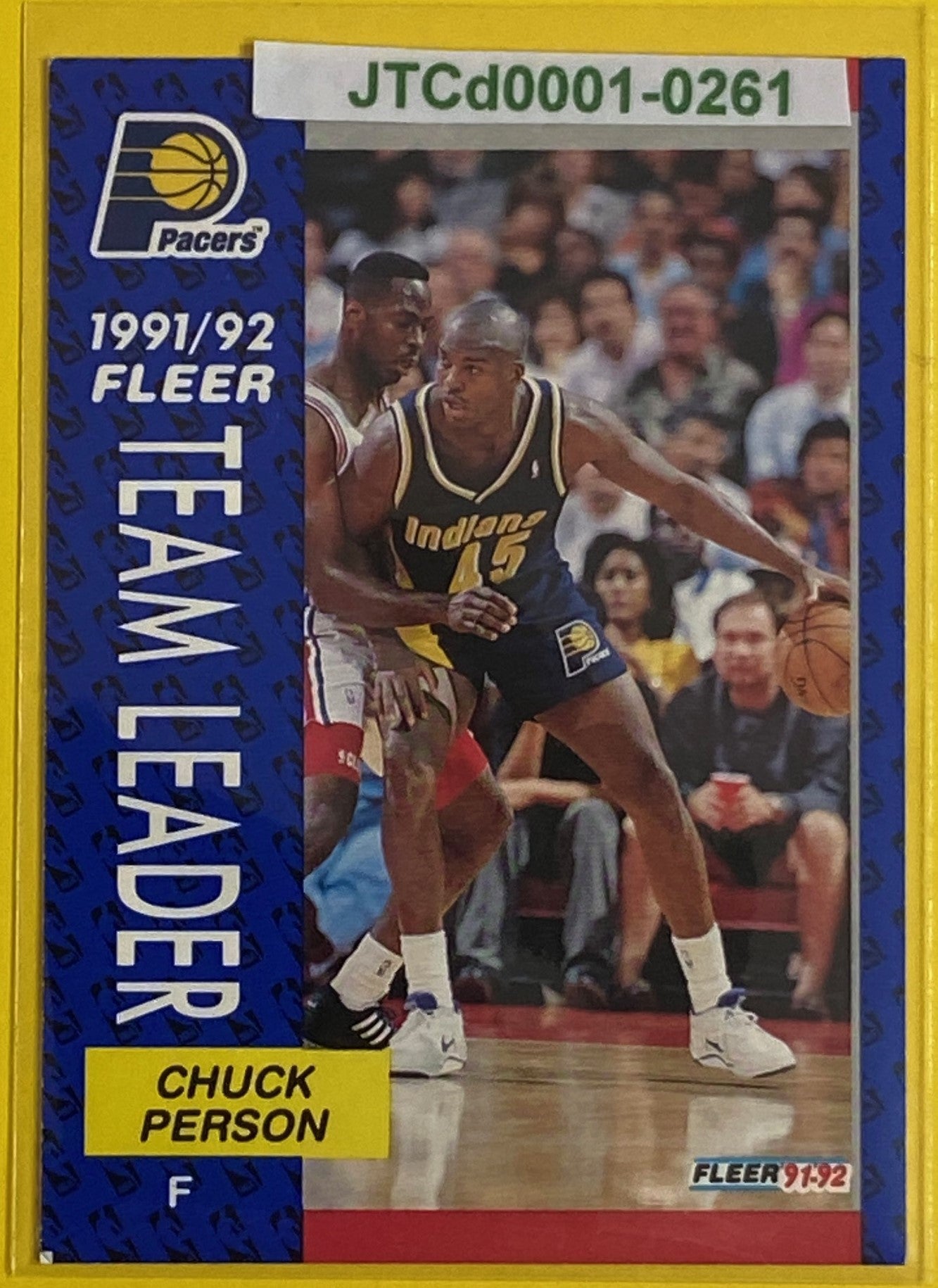 Chuck Person (TL) 1991-92 NBA #382 Indiana Pacers by Fleer Corp.