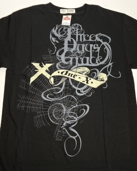 Three Days Grace "Midnight Strangler" Black NOS Adult S T-Shirt by Iconic