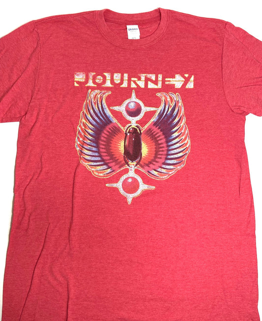 Journey "Infinity Wings" Red NOS Adult L T-Shirt