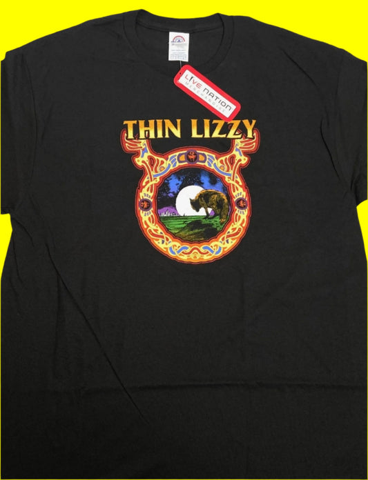 Thin Lizzy NOS Adult L Black T-Shirt by Live Nation