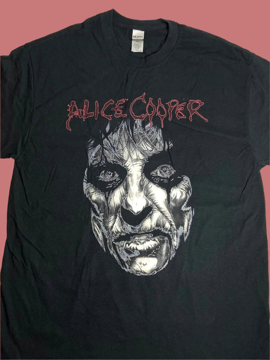 Alice Cooper NOS Adult L Black T-Shirt by Unknown