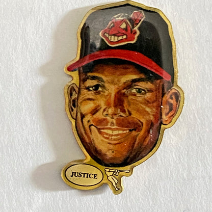 1999 David Justice MLB Cleveland Indians Pin by Pinhead Promotions LLC