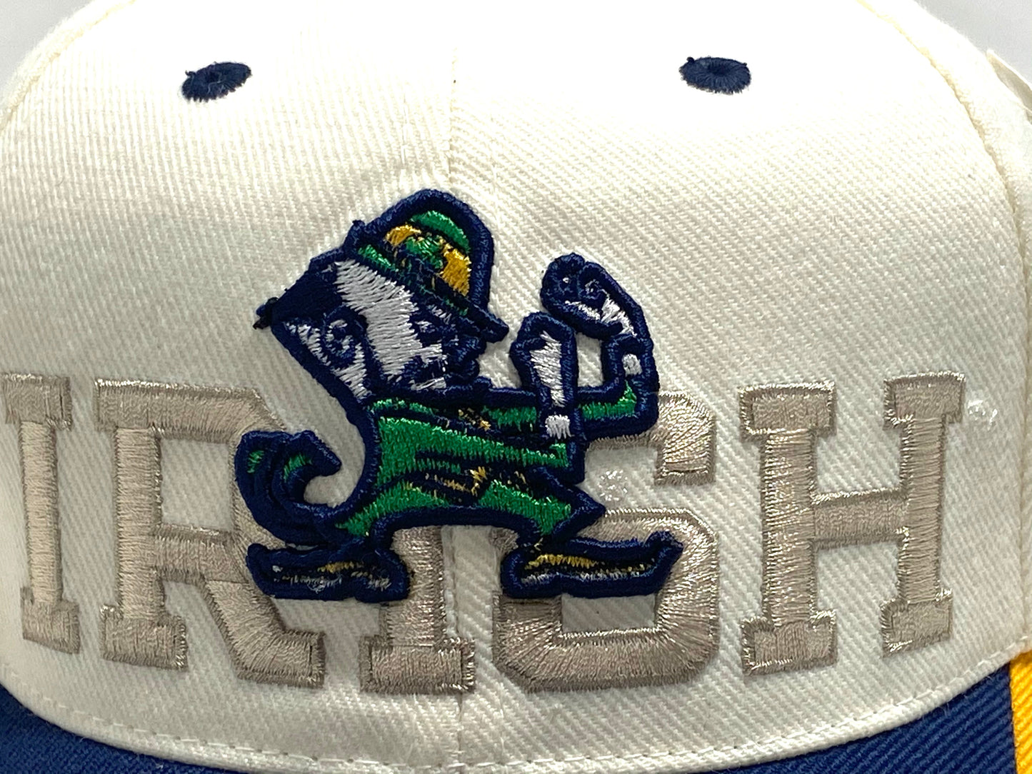 Notre Dame Vintage Late '90s NCAA 20% Wool Logo Cap by Annco