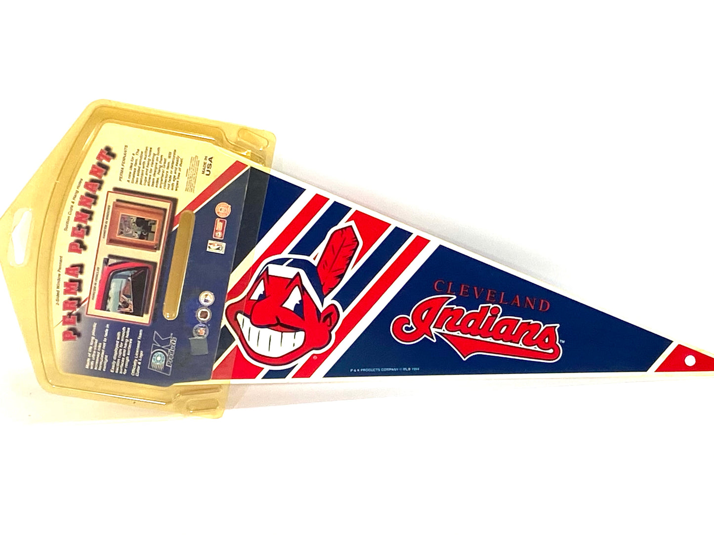 Cleveland Indians Vintage 1994 MLB Rigid Mini Pennant By PK Products