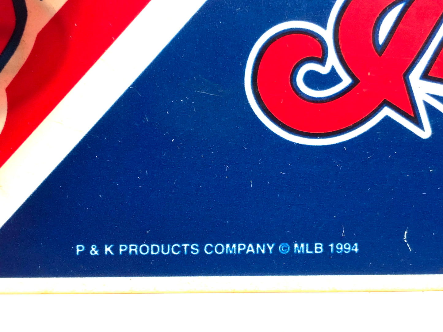 Cleveland Indians Vintage 1994 MLB Rigid Mini Pennant By PK Products