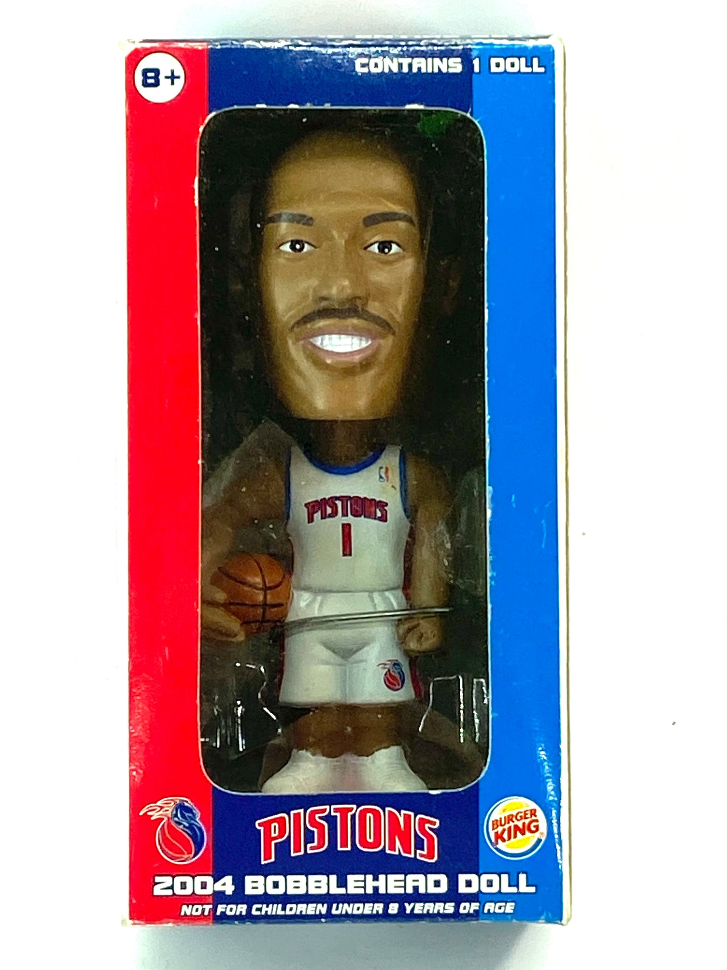 Detroit Pistons Vintage 2004 Chauncey Billups Burger King Mini-Bobblehead by Fotoball