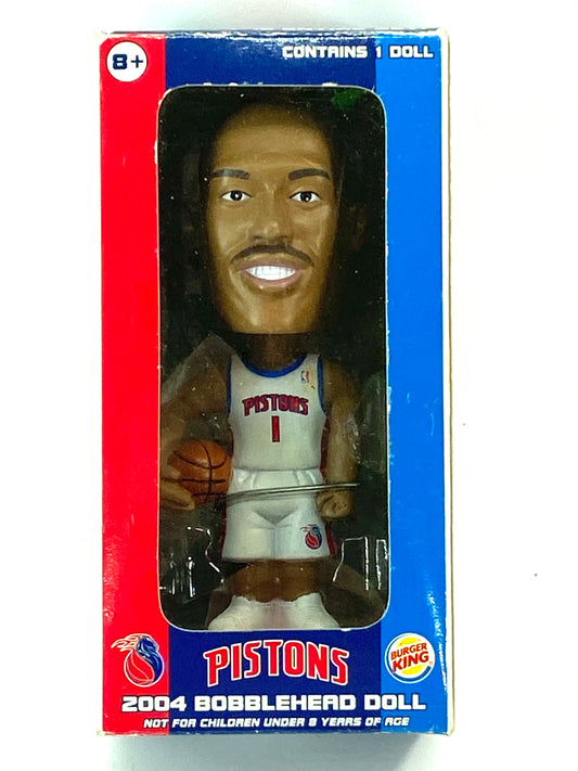 Detroit Pistons Vintage 2004 Chauncey Billups Burger King Mini-Bobblehead by Fotoball