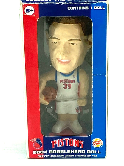 Detroit Pistons Vintage 2004 Zeljko Rebraca Burger King Mini-Bobblehead by Fotoball