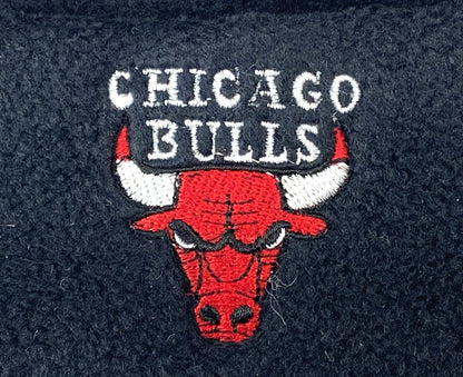 Chicago Bulls Vintage NBA Cuffed Black Fleece Hat by Drew Pearson Marketing