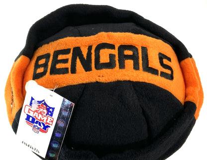 Cincinnati Bengals NFL Fleece "Jughead" Style Beanie by Drew Pearson Marketing