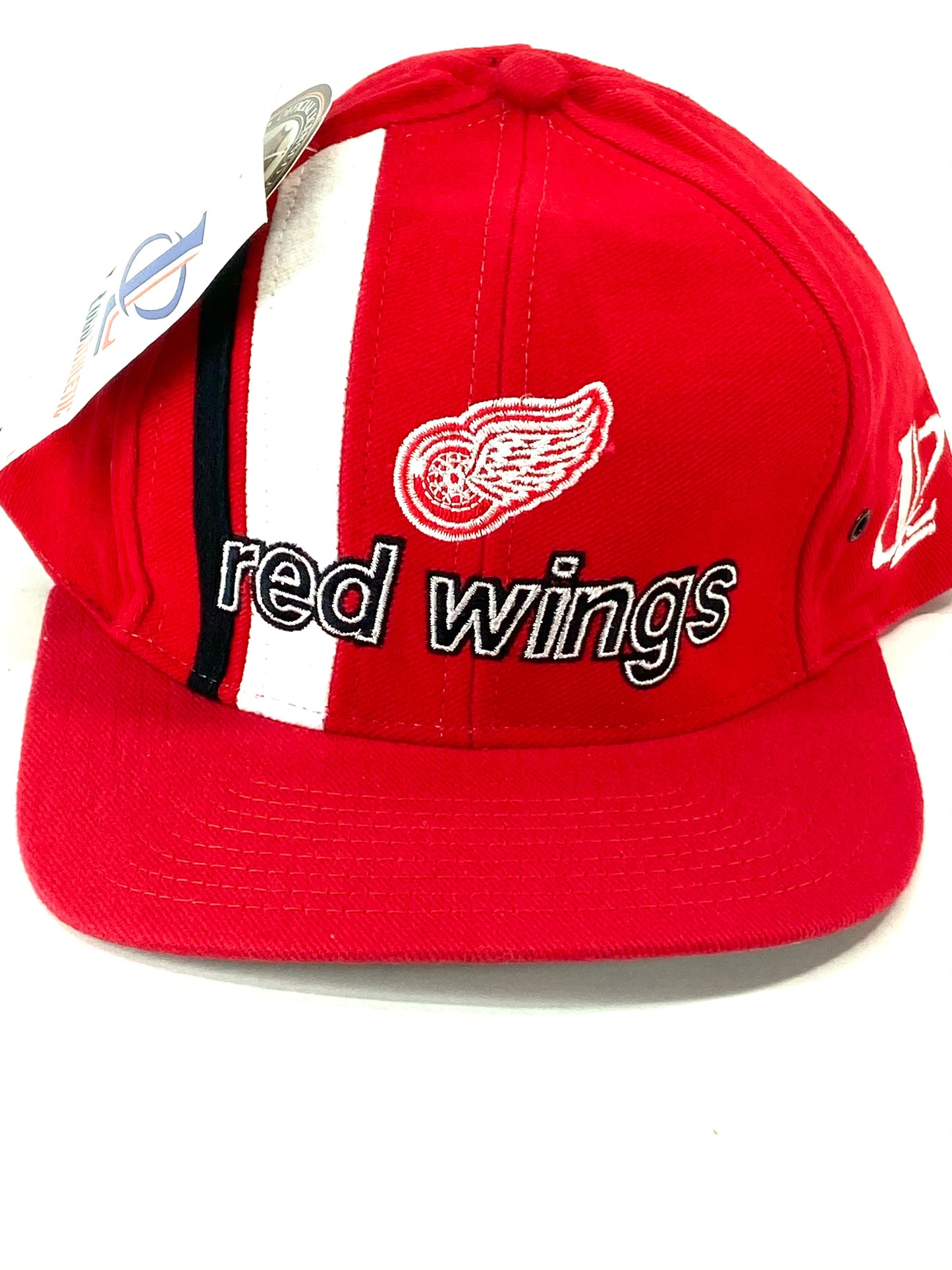 Detroit Red Wings Vintage NHL Cotton NOS Logo Hat by Logo Athletic