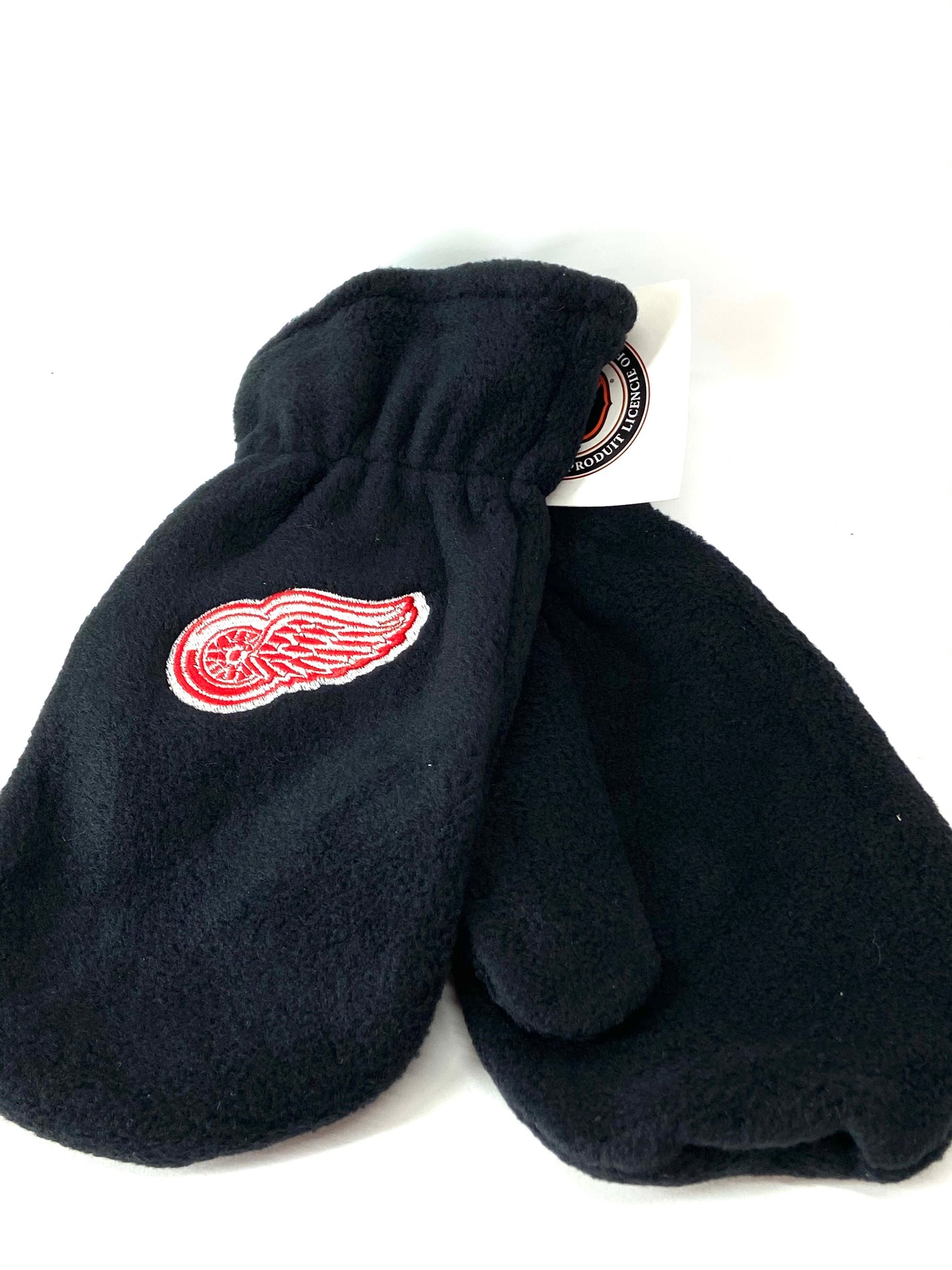 Detroit Red Wings Vintage NHL Adult Fleece Mittens by Drew Pearson Marketing