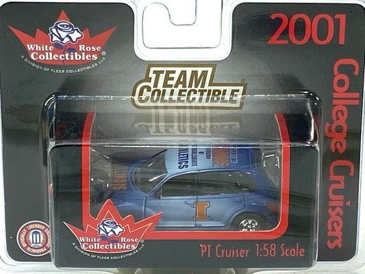 University of Illinois Fighting Illini Vintage 2001 NCAA 1:58 PT Cruiser by White Rose Collectibles