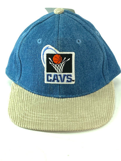 Cleveland Cavaliers Vintage NBA Old Logo Denim Juvenile Hat by Drew Pearson Marketing