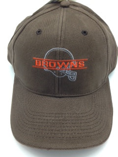 Cleveland Browns Vintage NFL Brown Silhouette Cap by Drew Pearson Marketing