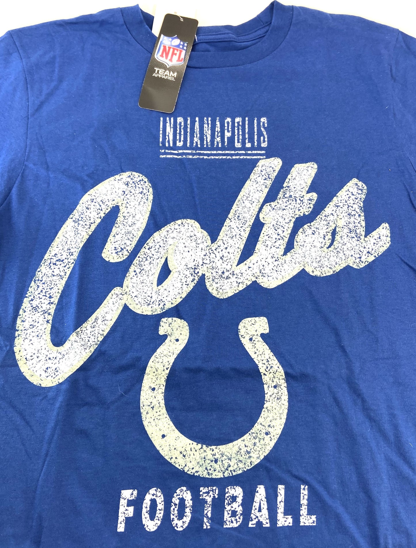 Indianapolis Colts 2013 NFL "Faded Print" Blue T-Shirt by NFL Team Apparel