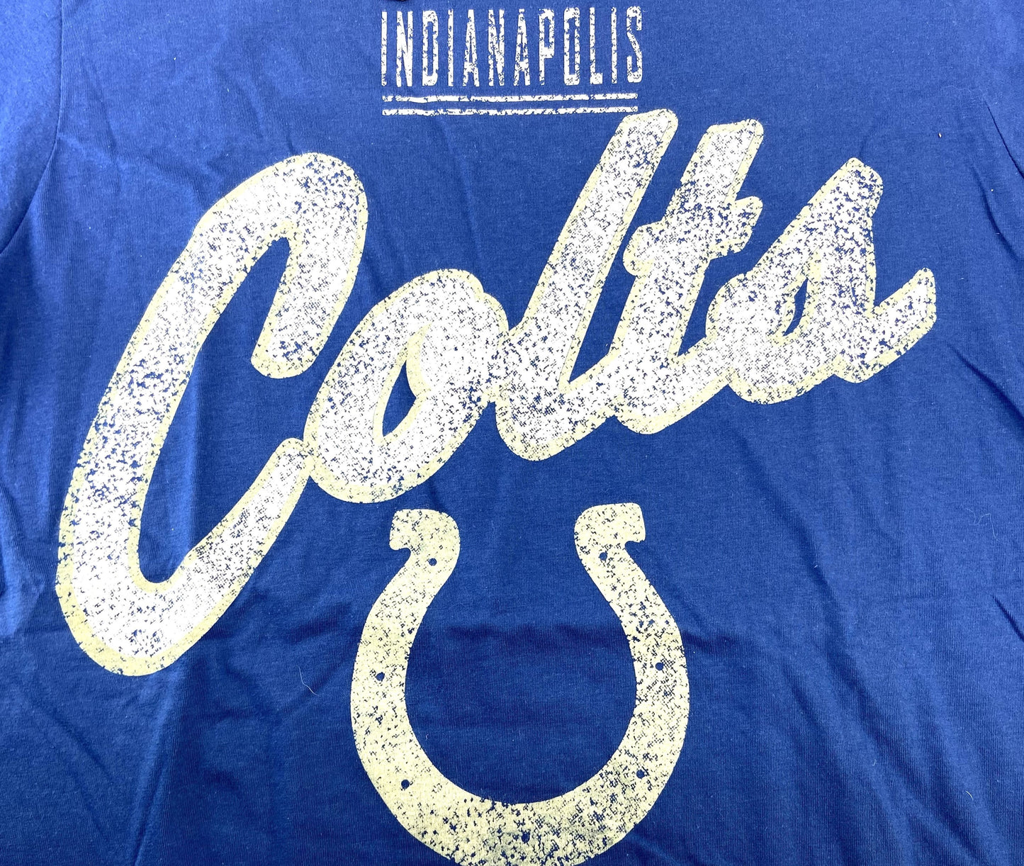 Indianapolis Colts 2013 NFL "Faded Print" Blue T-Shirt by NFL Team Apparel