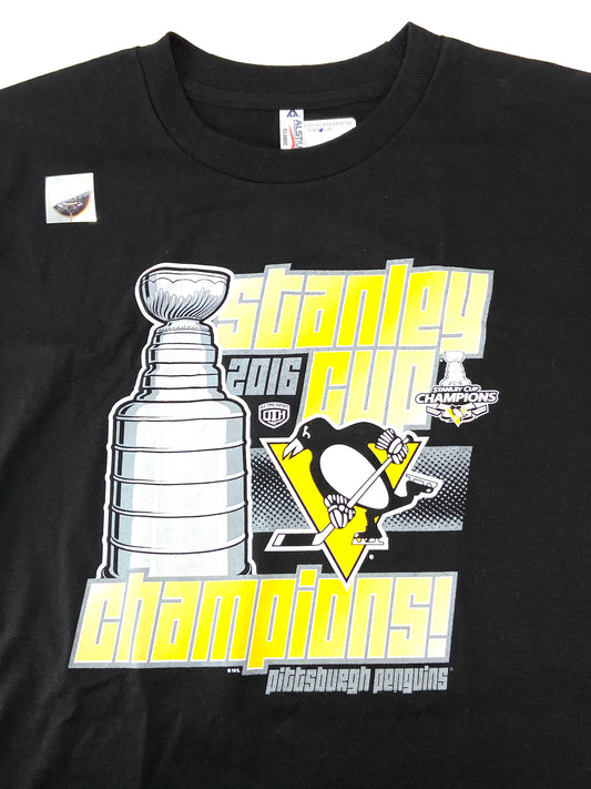 Pittsburgh Penguins 2016 Youth NHL Stanley Cup Champs T-Shirt by Alstyle