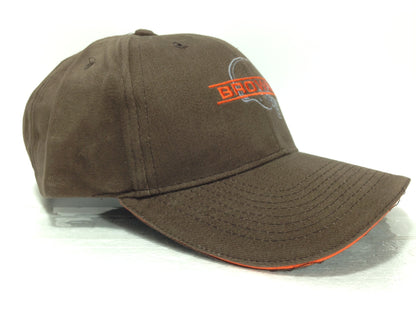 Cleveland Browns Vintage NFL Brown Silhouette Cap by Drew Pearson Marketing