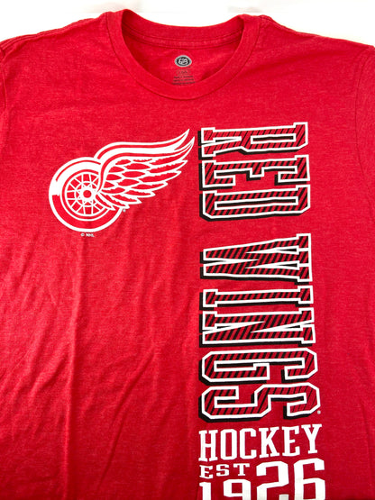 Detroit Red Wings NHL Red Est. 1926 Adult Large T-Shirt by NHL