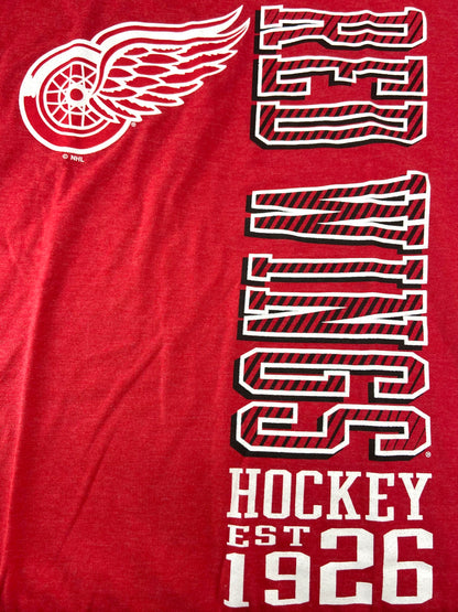 Detroit Red Wings NHL Red Est. 1926 Adult Large T-Shirt by NHL