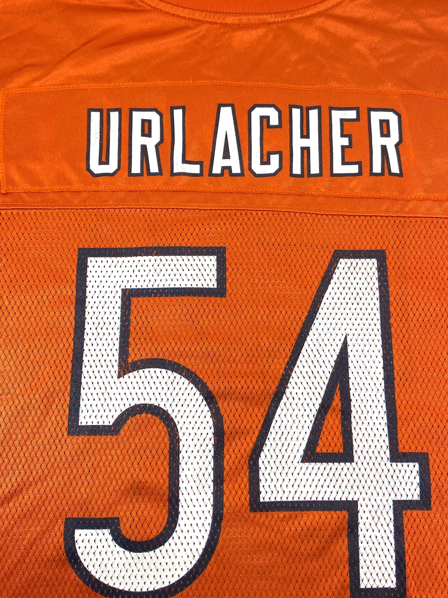 Brian Urlacher NFL Chicago Bears #54 Size Medium Print Jersey (Used)