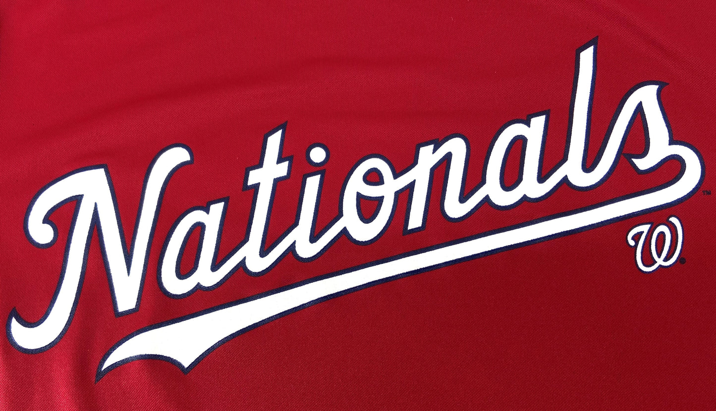 Washington Nationals 2018 MLB Youth Lg. Cool Base Red T-Shirt by Majestic