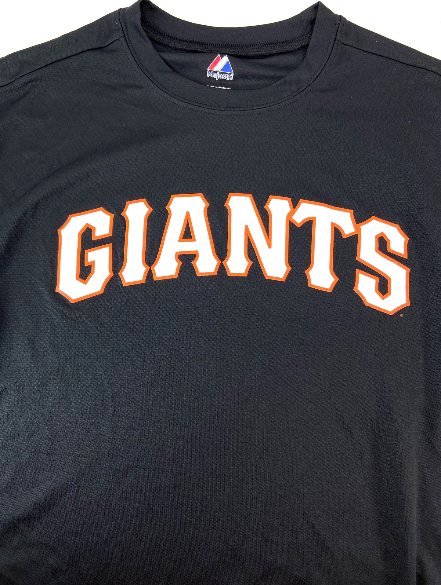 San Francisco Giants 2012 MLB Adult XL Cool Base Black T-Shirt by Majestic