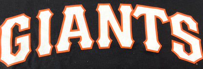 San Francisco Giants 2013 MLB Adult XL Black Button Tee Shirt by Majestic