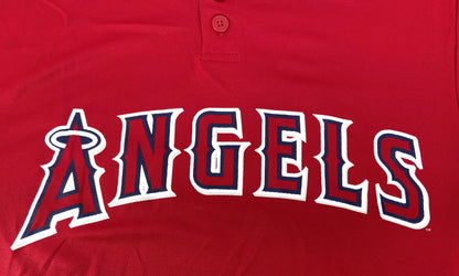 Los Angeles Angels 2015 MLB Youth Lg. Cool Base Red T-Shirt by Majestic