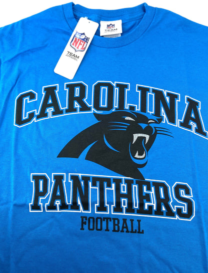 Carolina Panthers NFL "Greatness" Blue Adult T-Shirt by NFL Team Apparel