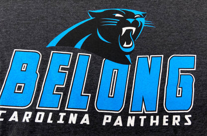 Carolina Panthers NFL Championship Tri-Blend "Belong" T- Shirt by NFL Team Apparel