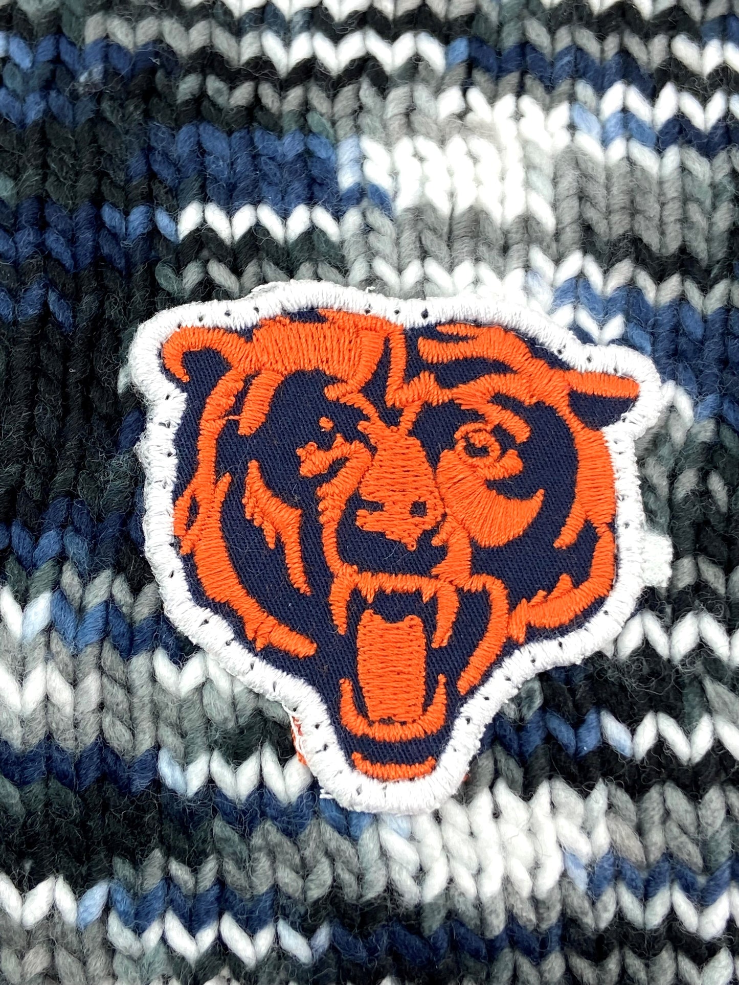 Chicago Bears NFL Infinity Space Dye Cozy Scarf by Alyssa Milano