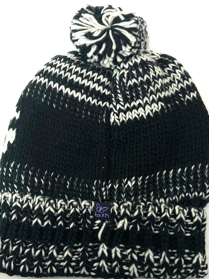 Denver Broncos NFL Women's Moto Marled Pompster Beanie by Alyssa Milano