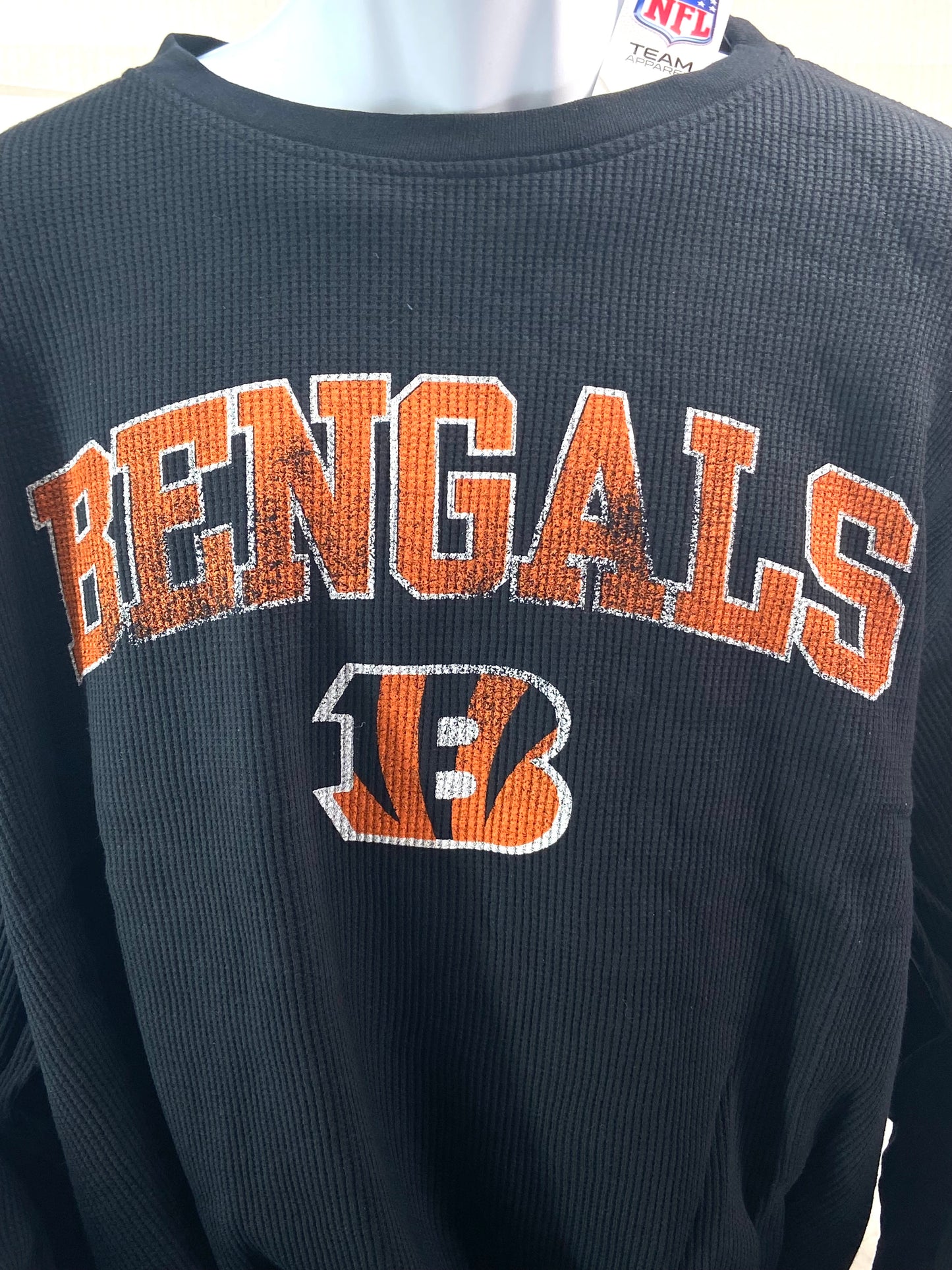 Cincinnati Bengals NFL Black Thermal Shirt Big and Tall by Majestic B&T