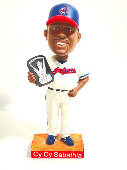 CC Sabathia 2008 Cleveland MLB Cy Young Bobblehead (Used) by Bensusson Deutsch & Associates