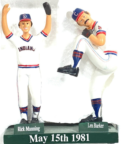 Len Barker/Rick Manning 2006 Cleveland Indians MLB "Perfection" Figurine (Used) by Image Works