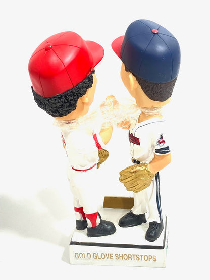 Omar Vizquel/ Dave Concepcion 2004 MLB Dual Bobblehead (Used) by BD&A