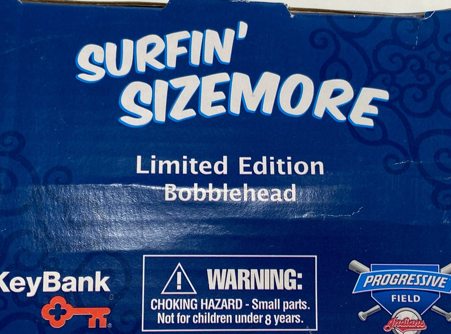 Grady "Surfin" Sizemore 2009 MLB Cleveland Indians Mini-Bobblehead Used by BD&A