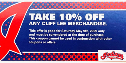 Cliff Lee 2009 MLB Cleveland Indians Cy Young Bobblehead (Used) by BD&A