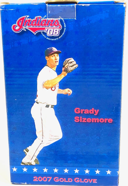 Grady Sizemore 2007 MLB Cleveland Indians Gold Glove Mini-Bobblehead (Used) by BD&A