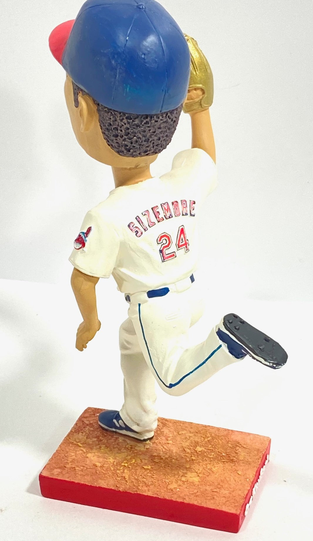 Grady Sizemore 2007 MLB Cleveland Indians Gold Glove Mini-Bobblehead (Used) by BD&A