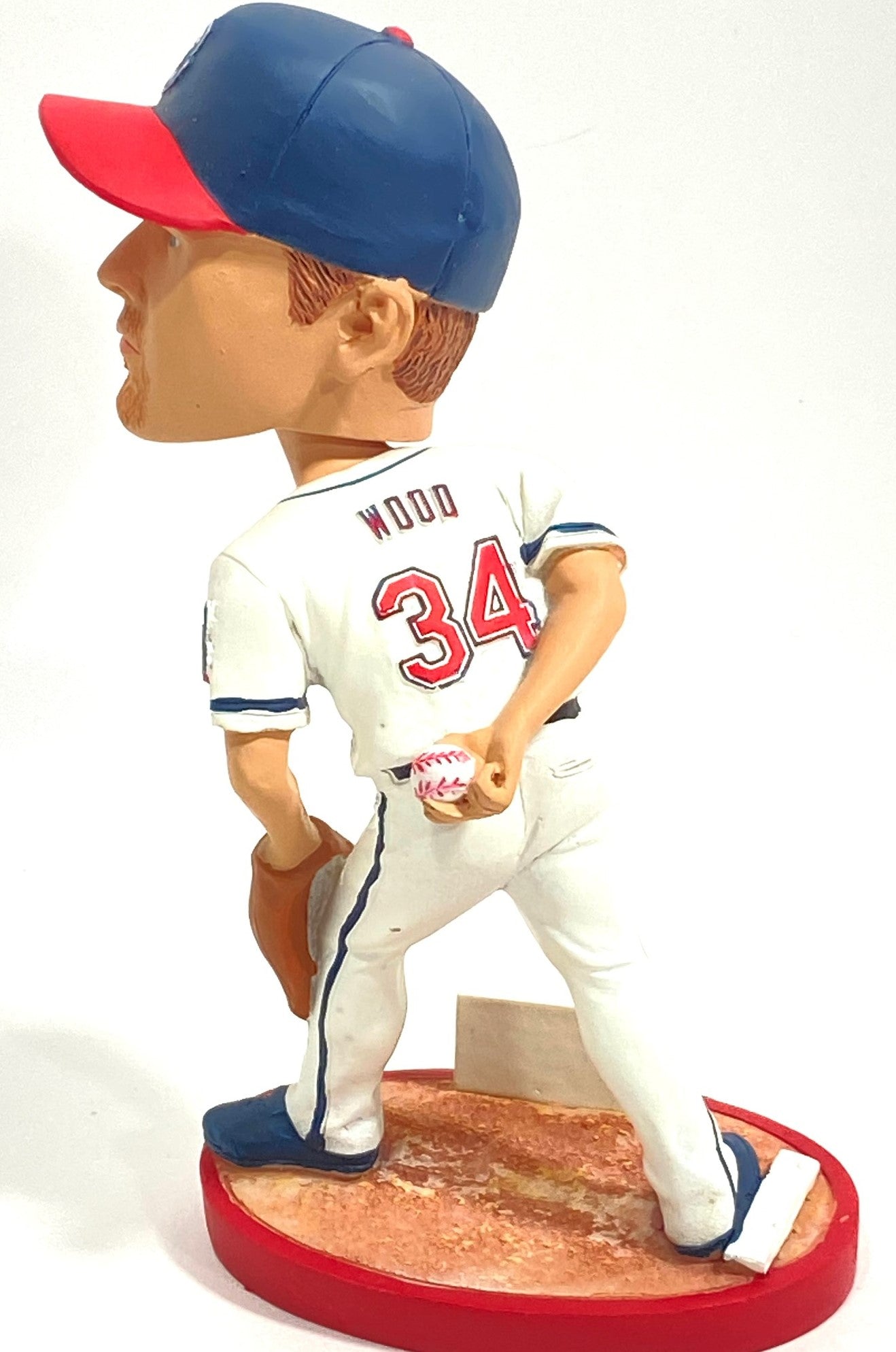 Kerry Wood 2009 MLB Cleveland Indians Mini-Bobblehead (Used) by BD&A