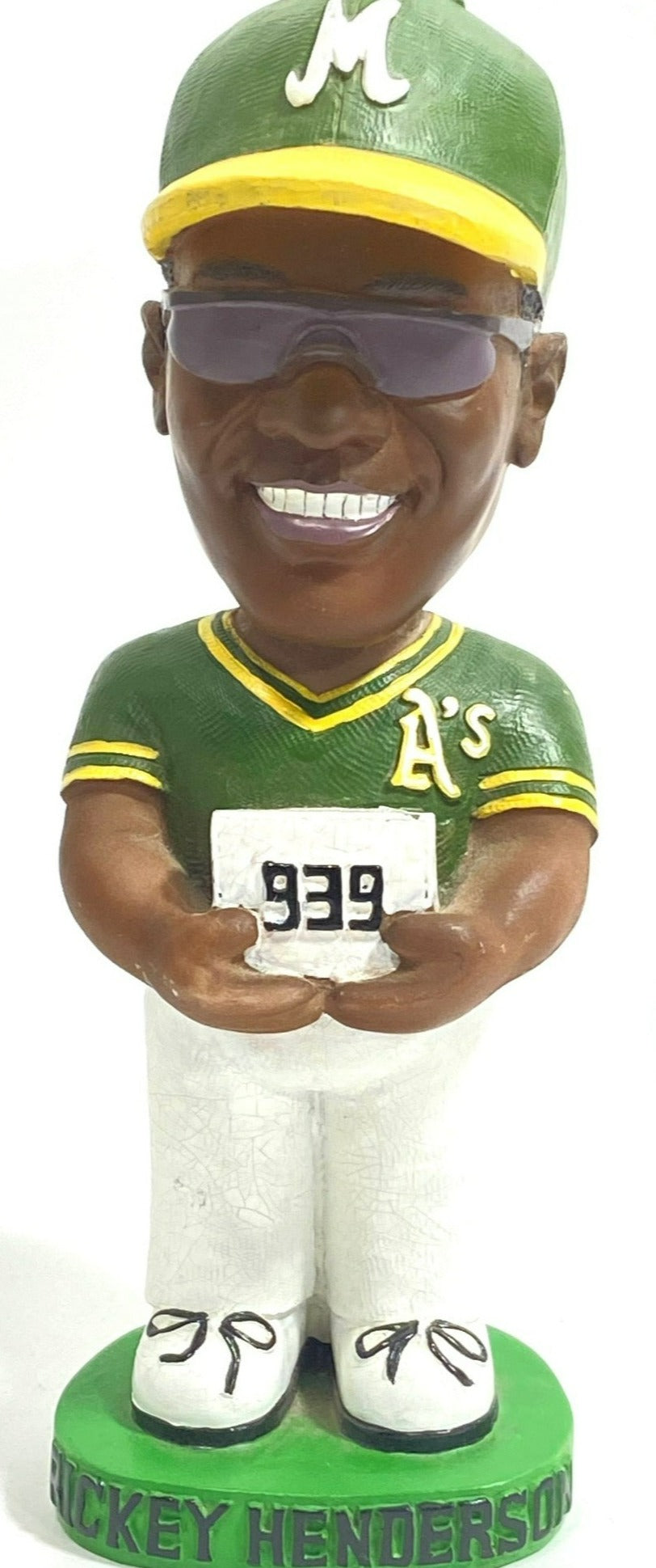 Rickey Henderson #949 Modesto Athletics 2002 Bobblehead Used by Alexander Global Promotions