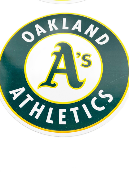 Oakland A's 5 3/4" Coaster Set (4) Used By Unknown