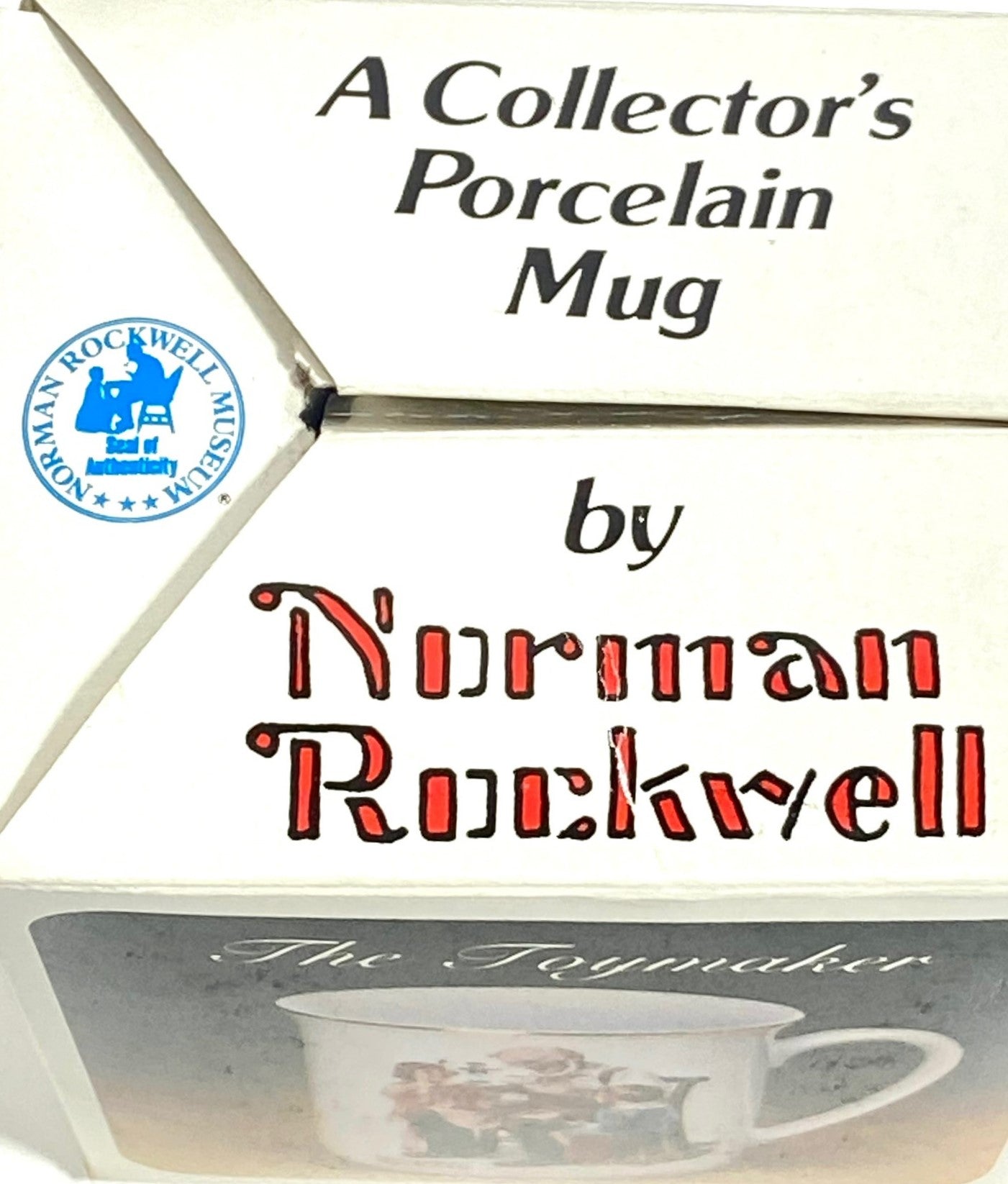 Norman Rockwell's "The Toymaker" 1982 Porcelain Coffee Mug by Norman Rockwell Museum