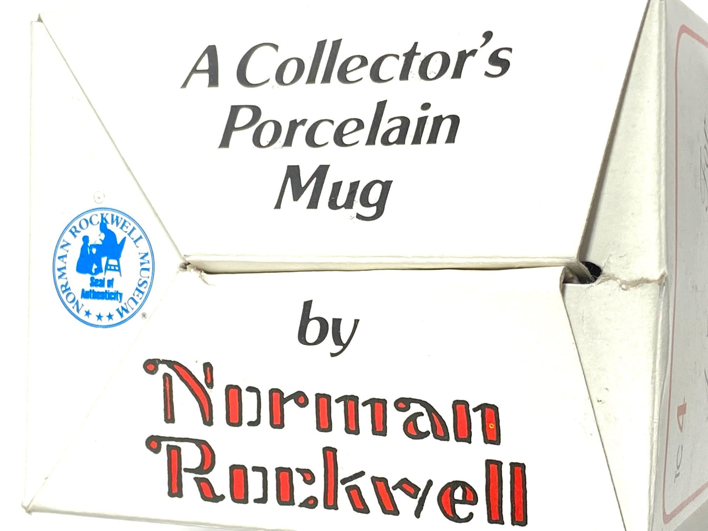 Norman Rockwell's "For a Good Boy" 1982 Porcelain Coffee Mug by Norman Rockwell Museum