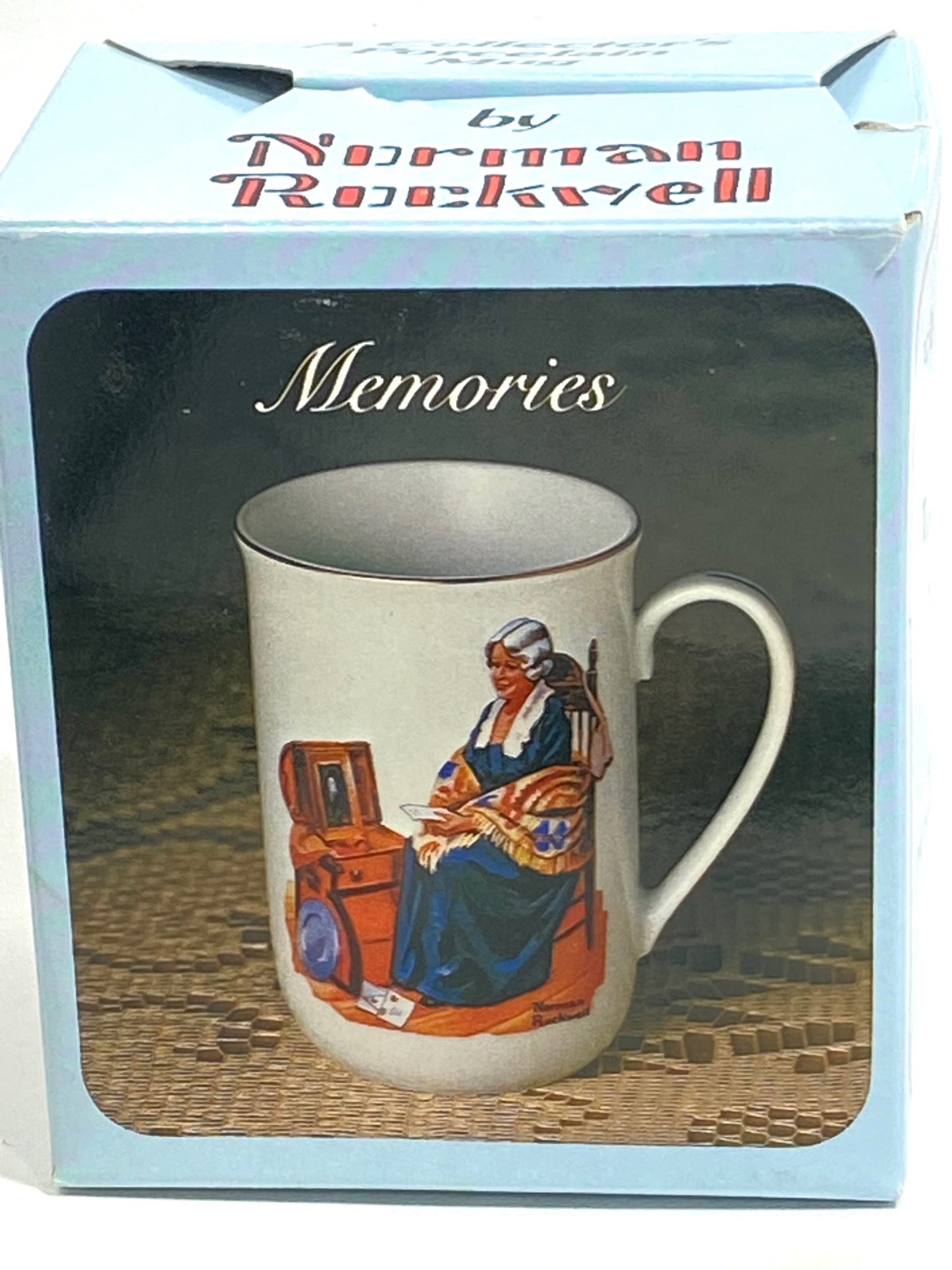 Norman Rockwell's "Memories" 1983 Porcelain Coffee Mug by Norman Rockwell Museum